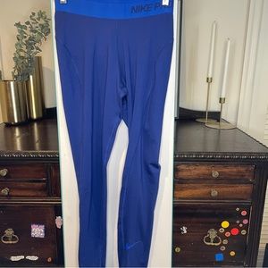 Small Nike Pro Blue Leggings